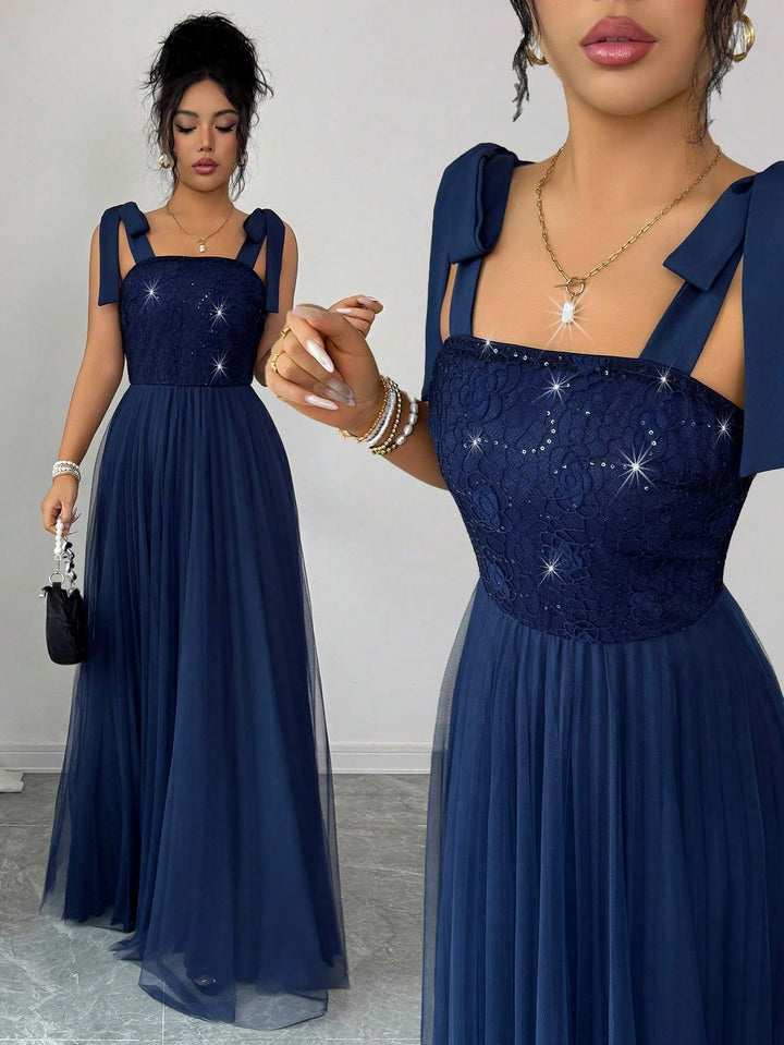 Rochie de ocazie SHEIN, albastru