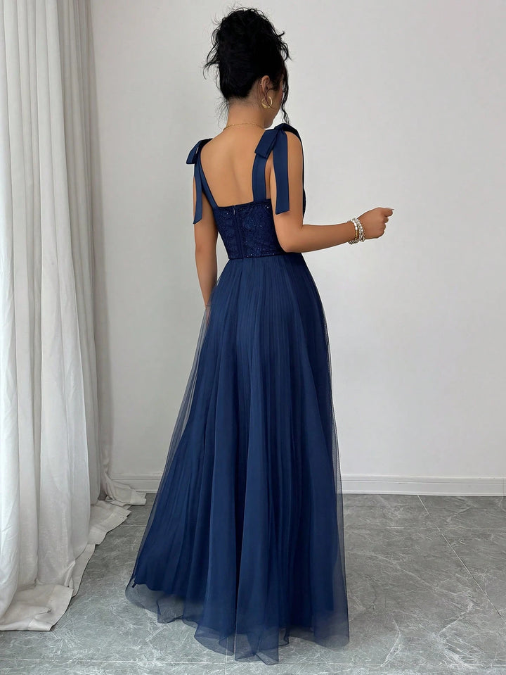 Rochie de ocazie SHEIN, albastru