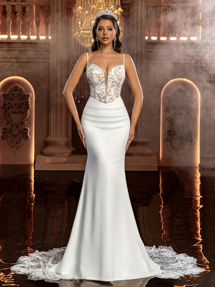 Rochie de mireasă SHEIN, alb