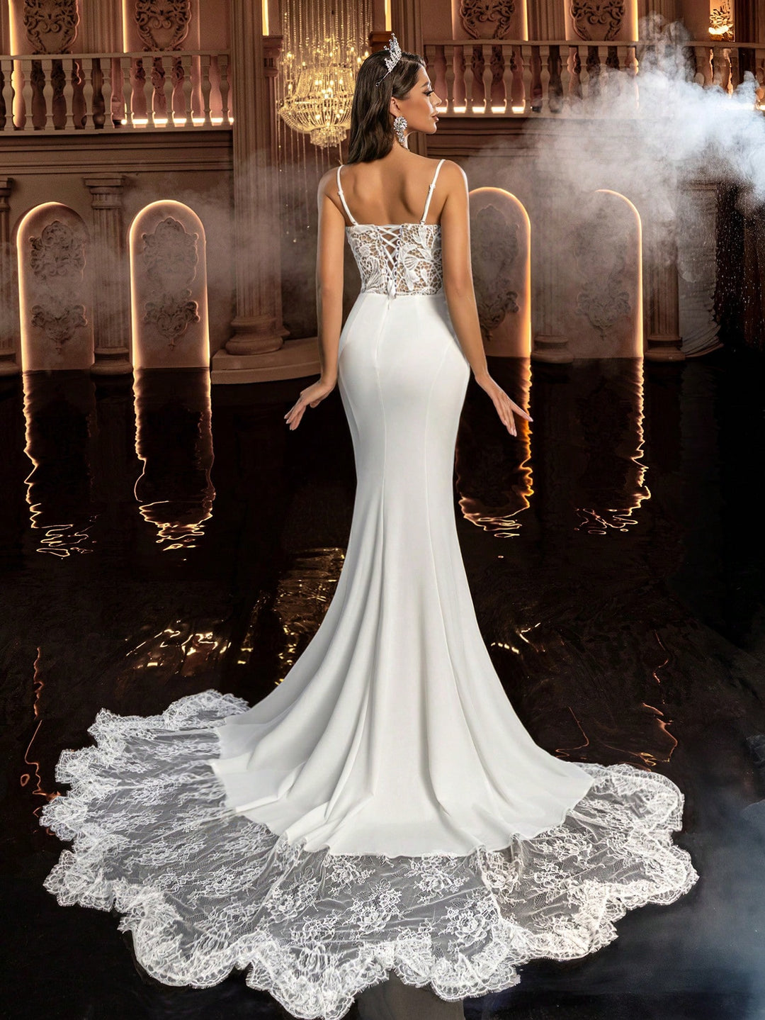 Rochie de mireasă SHEIN, alb