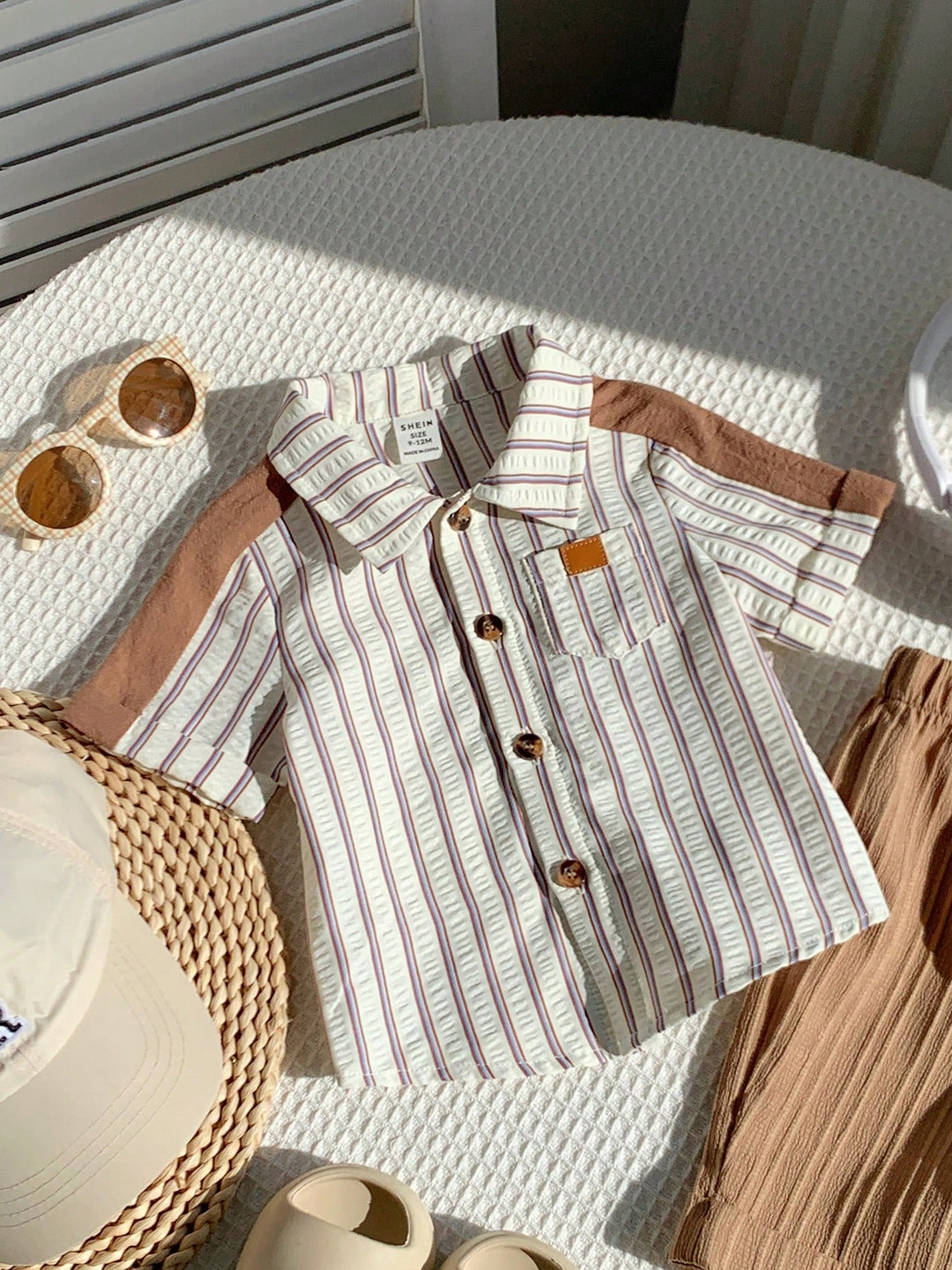Tricou pentru copii SHEIN, portocaliu