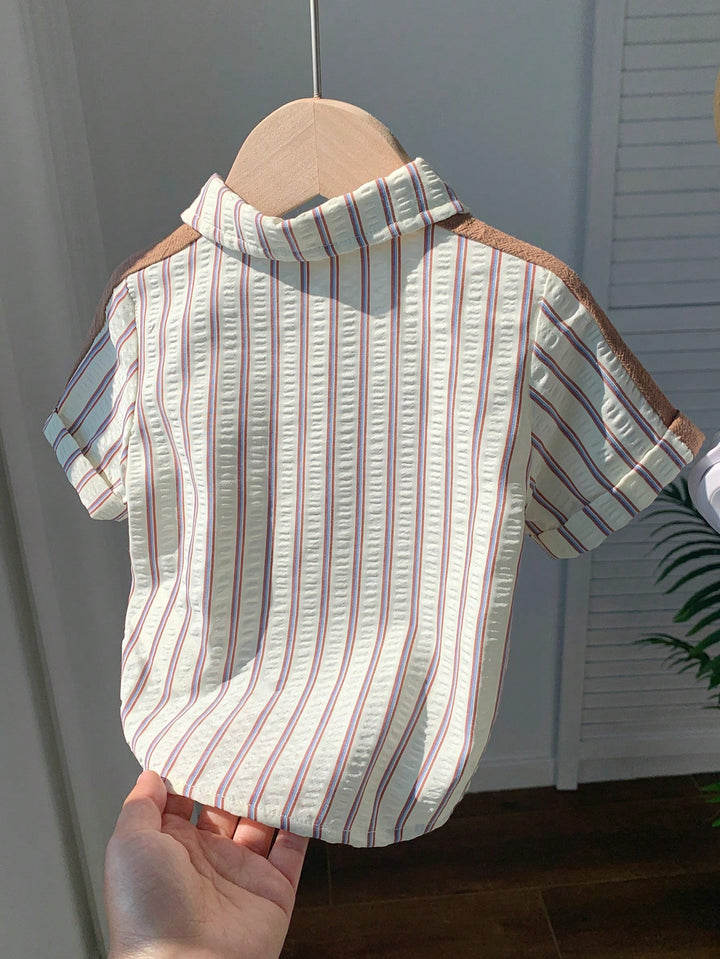 Tricou pentru copii SHEIN, portocaliu
