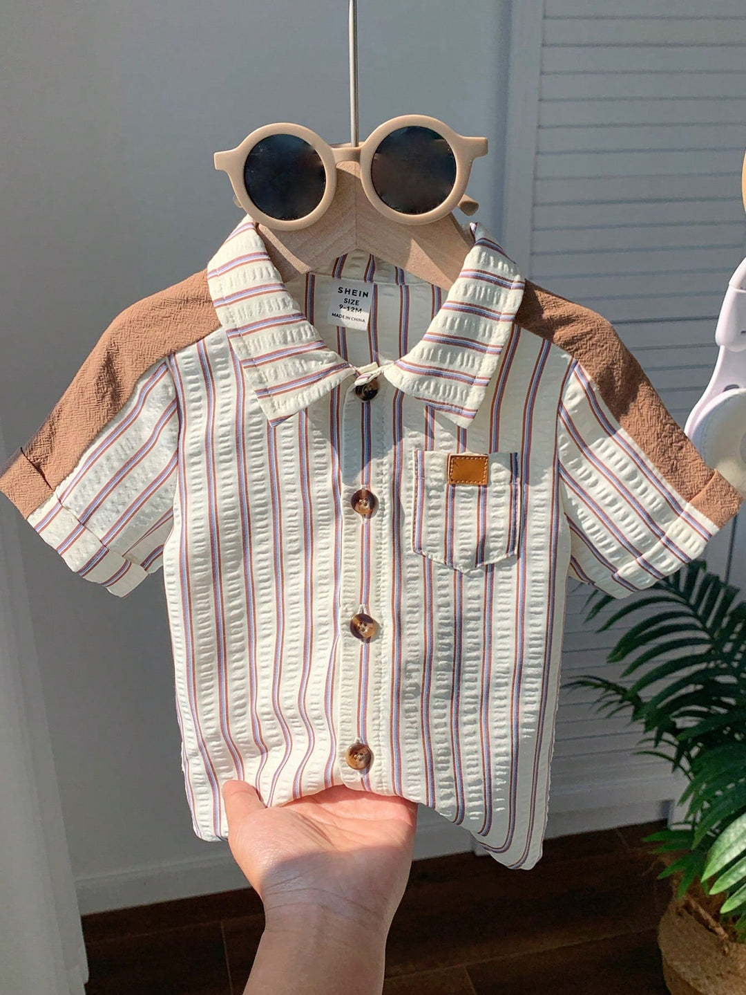 Tricou pentru copii SHEIN, portocaliu