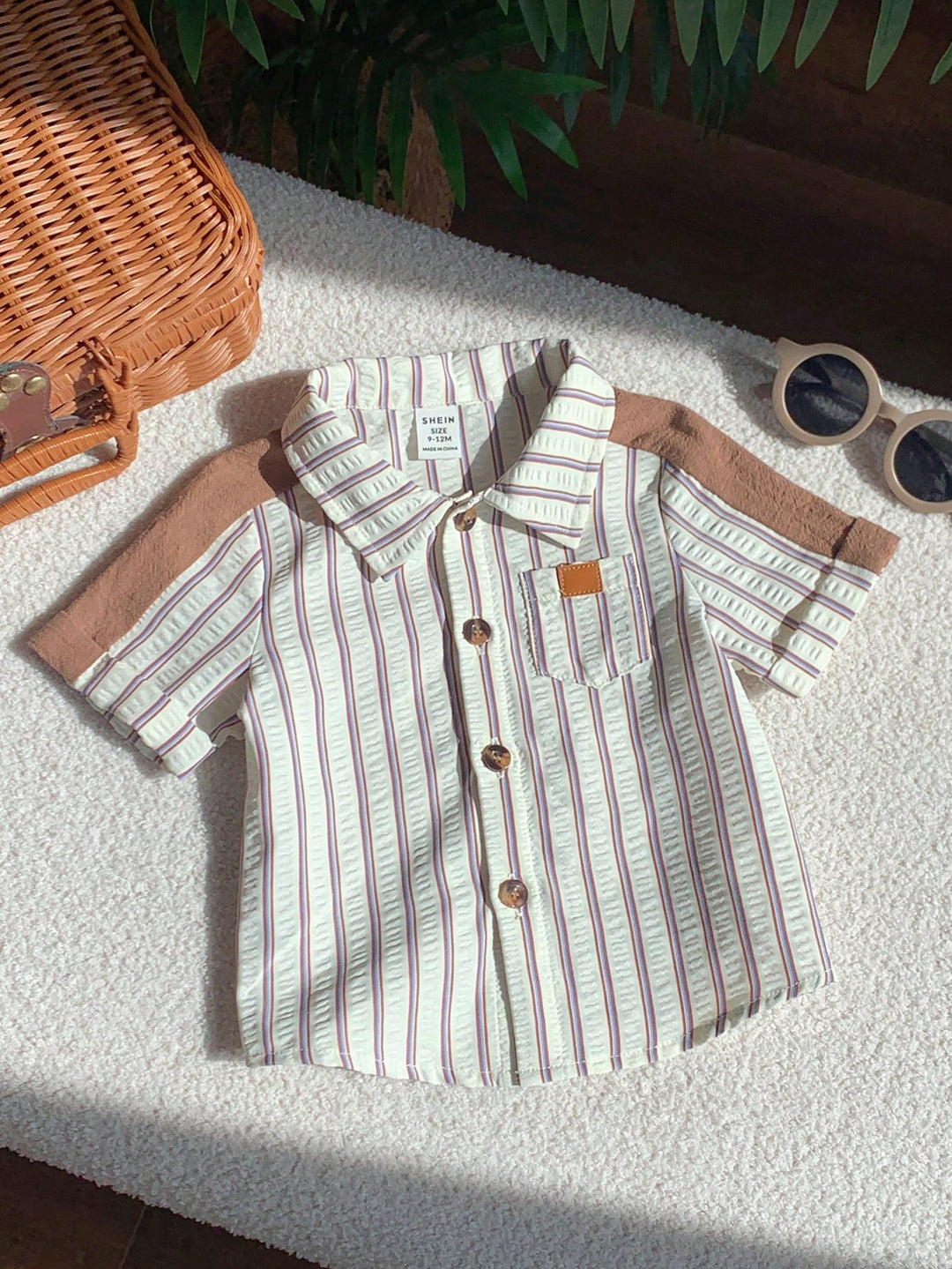 Tricou pentru copii SHEIN, portocaliu