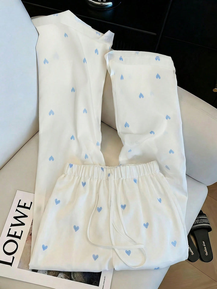 Pantaloni SHEIN, alb