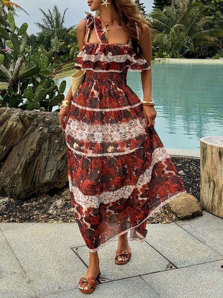 Rochie midi SHEIN, vișiniu