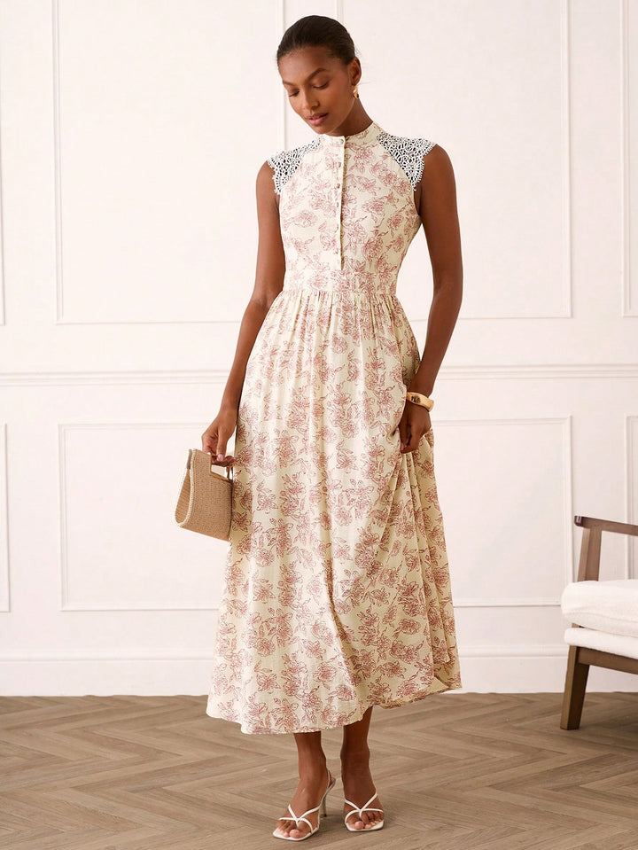 Rochie maxi SHEIN, mix culori