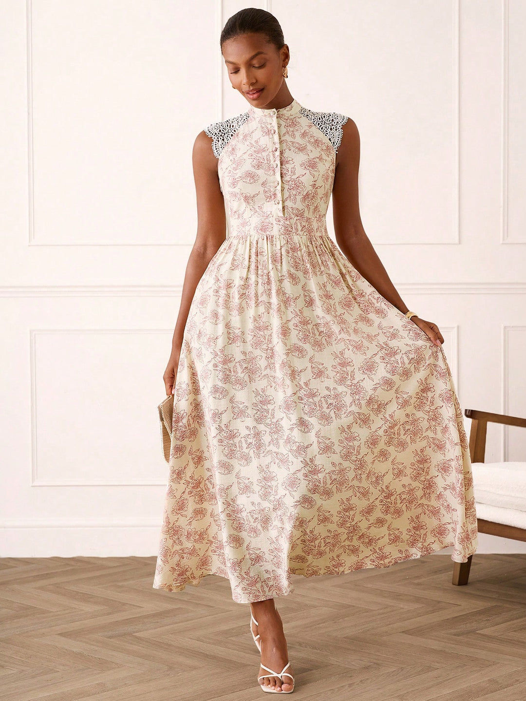 Rochie maxi SHEIN, mix culori