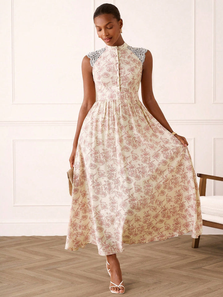 Rochie maxi SHEIN, mix culori
