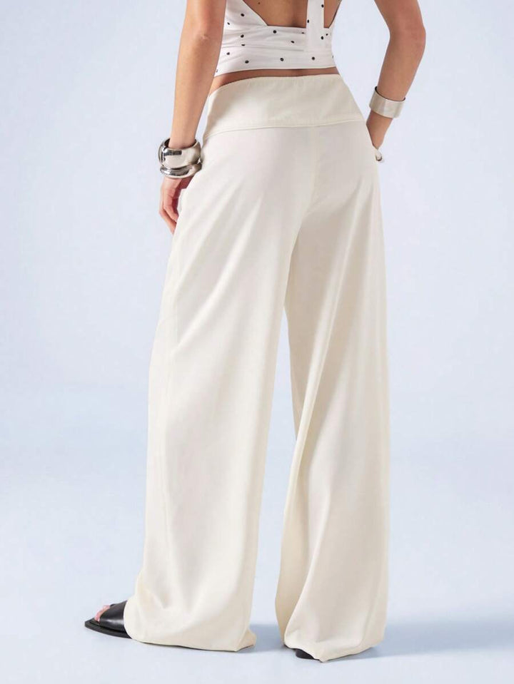 Pantaloni SHEIN, alb