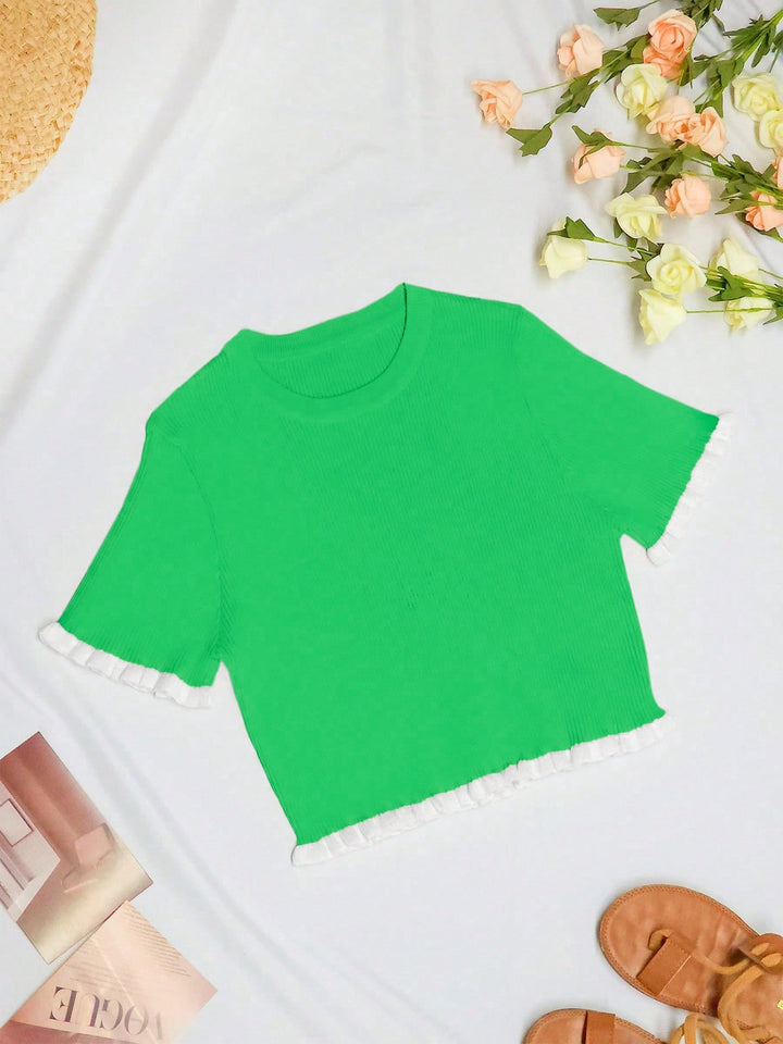 Tricou SHEIN, verde