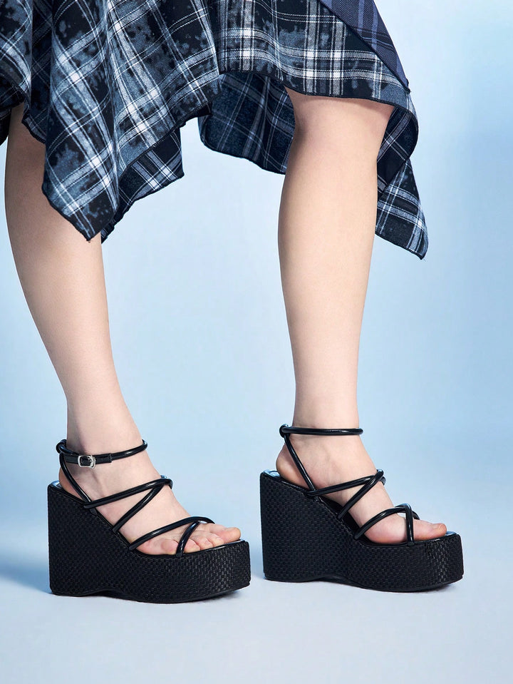 Sandale SHEIN, negru