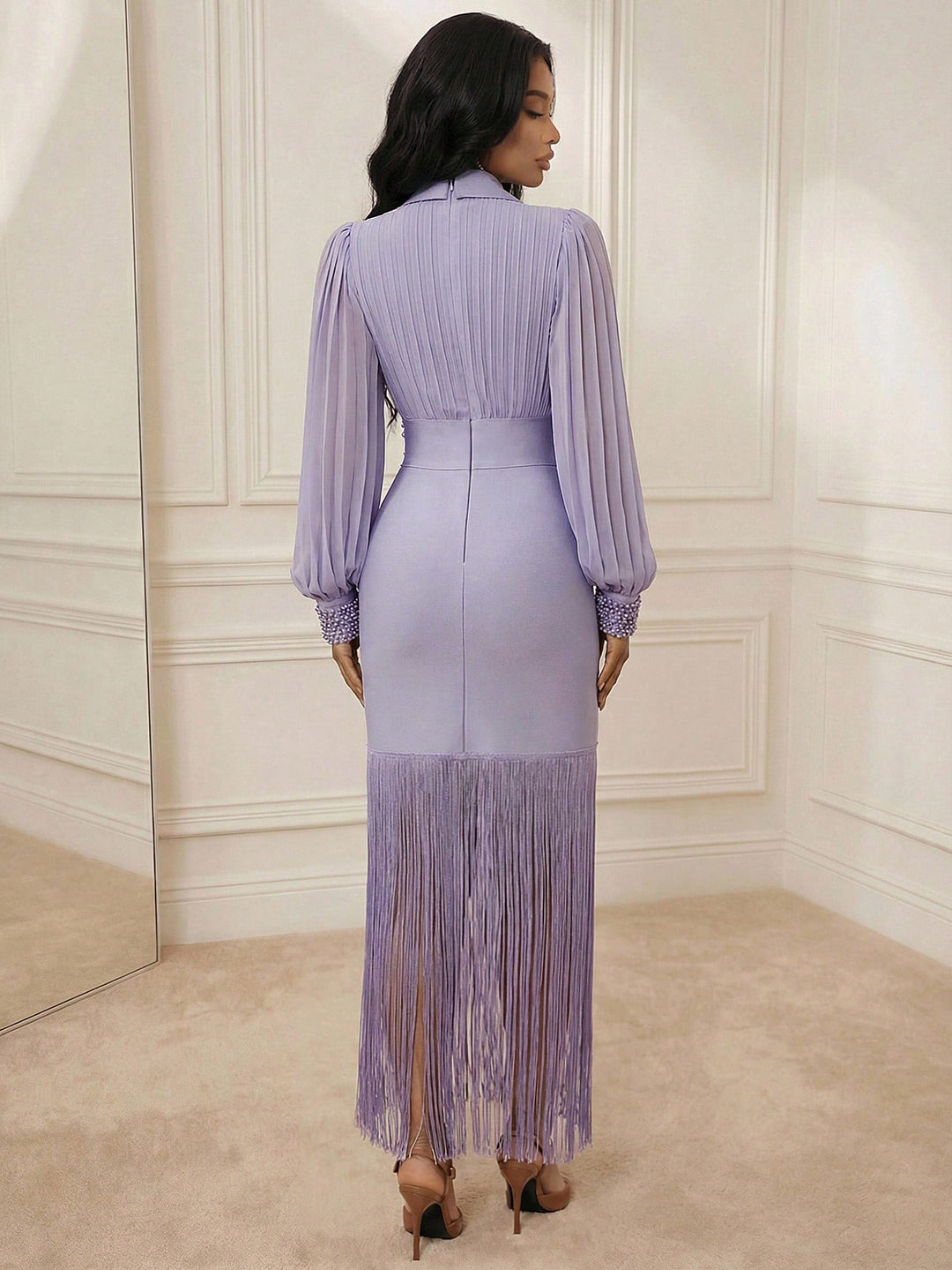 SHEIN maxi ruha, lila