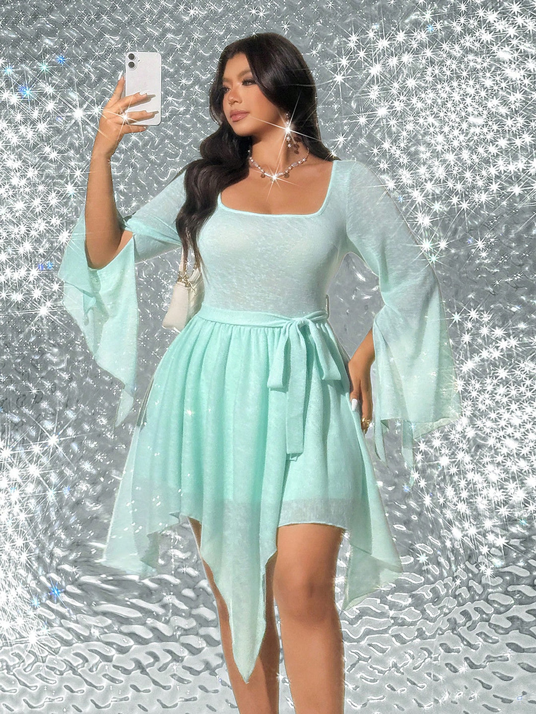 Rochie mini SHEIN, albastru