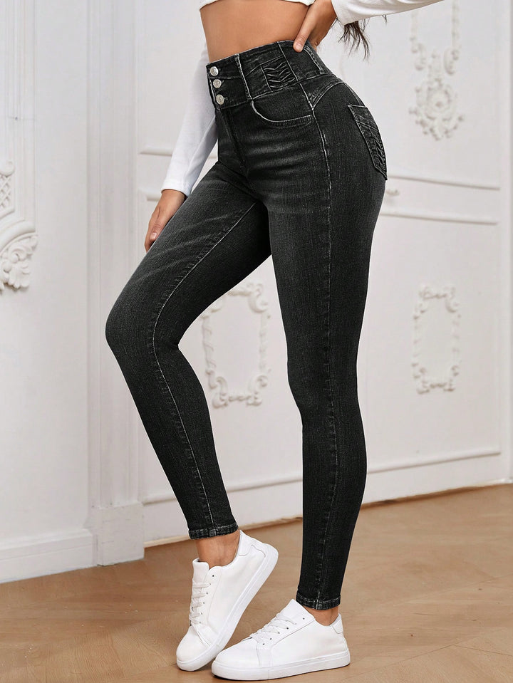 Jeans SHEIN, gri