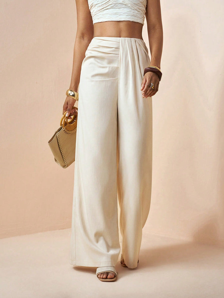 Pantaloni SHEIN, crem