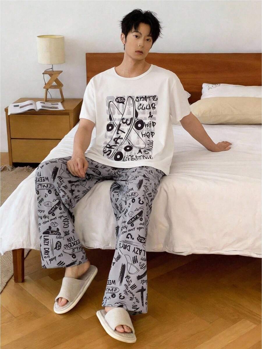 Compleu pijamale SHEIN, mix culori