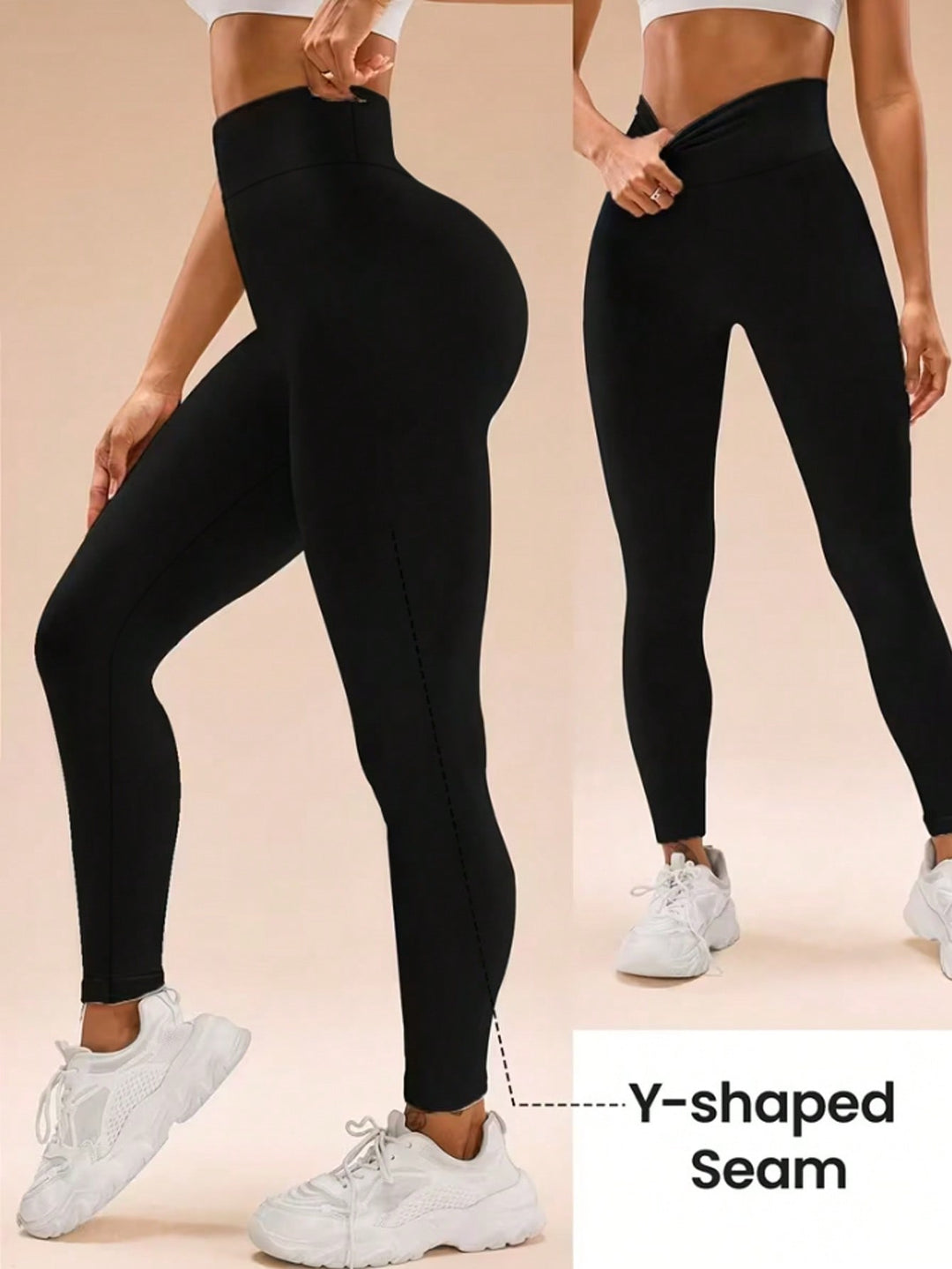 SHEIN leggings, fekete