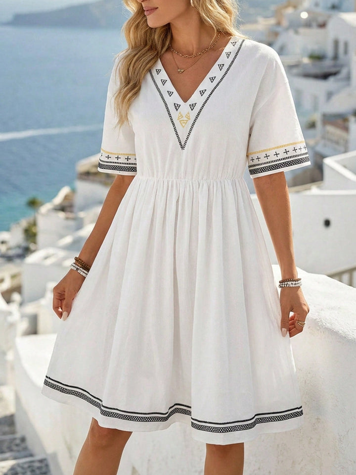 Rochie scurtă SHEIN, alb