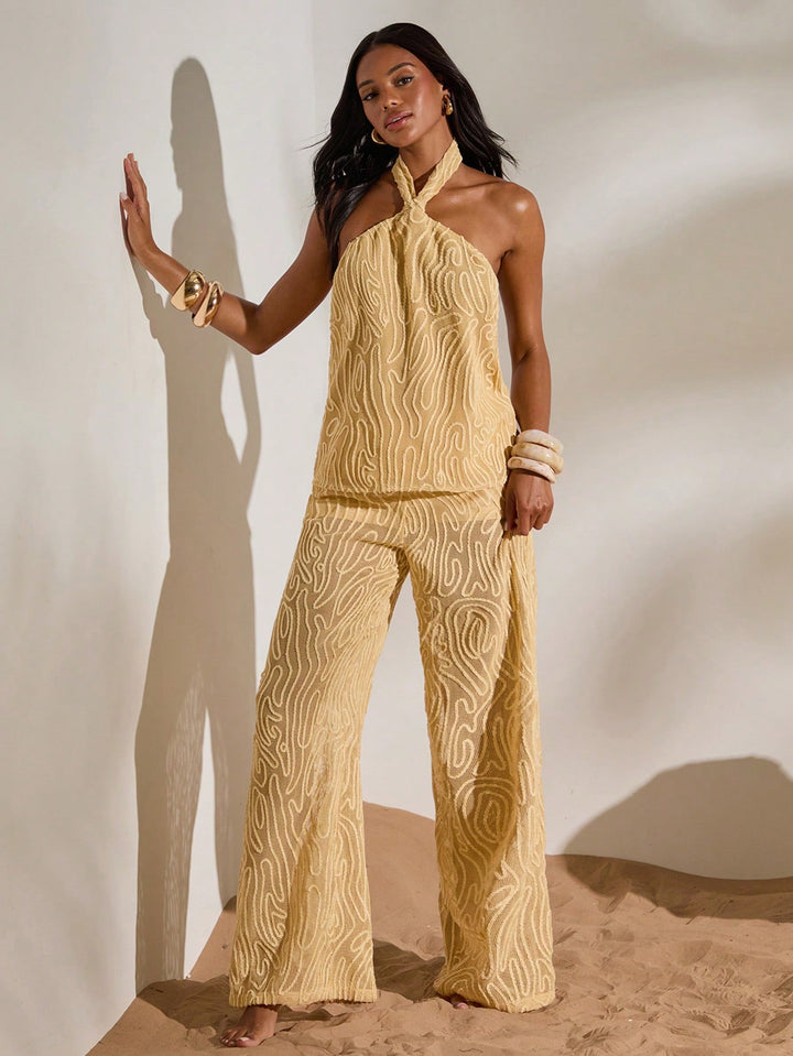 Top SHEIN, galben