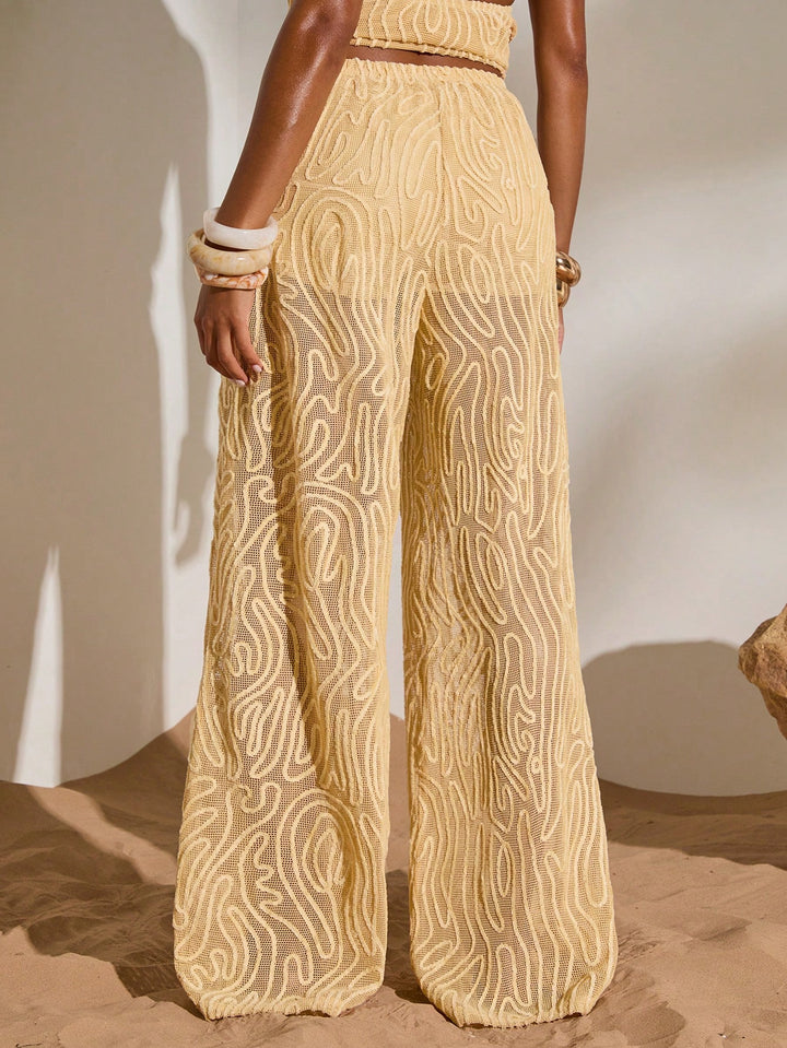 Pantaloni SHEIN, galben