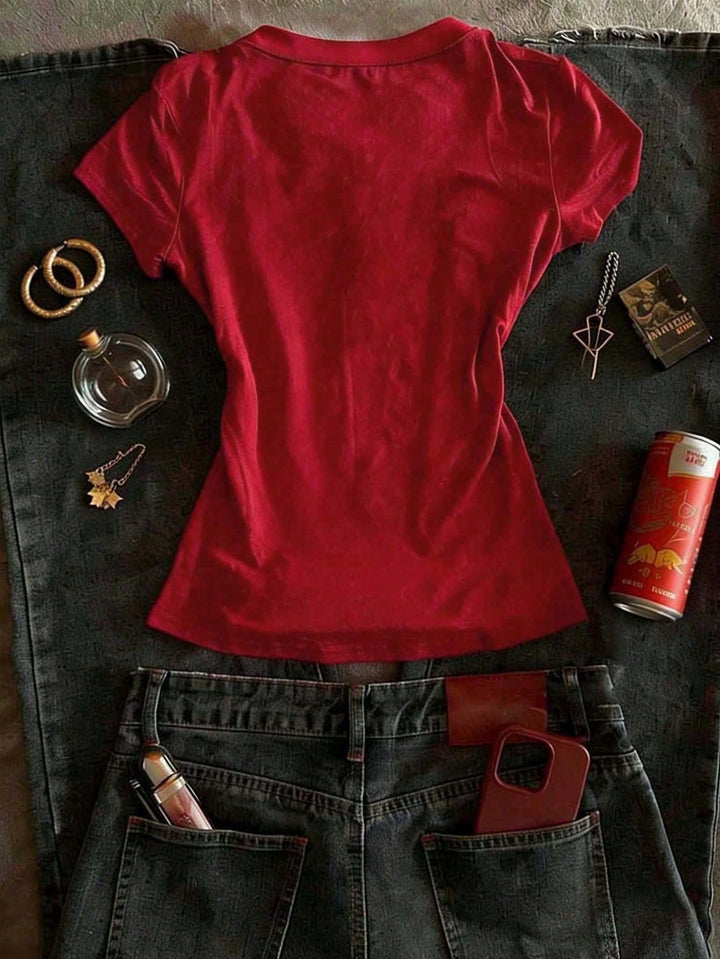 Tricou SHEIN, roșu
