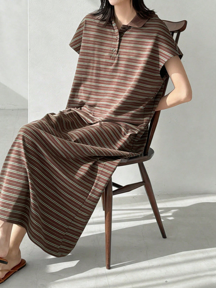 Rochie maxi SHEIN, maro