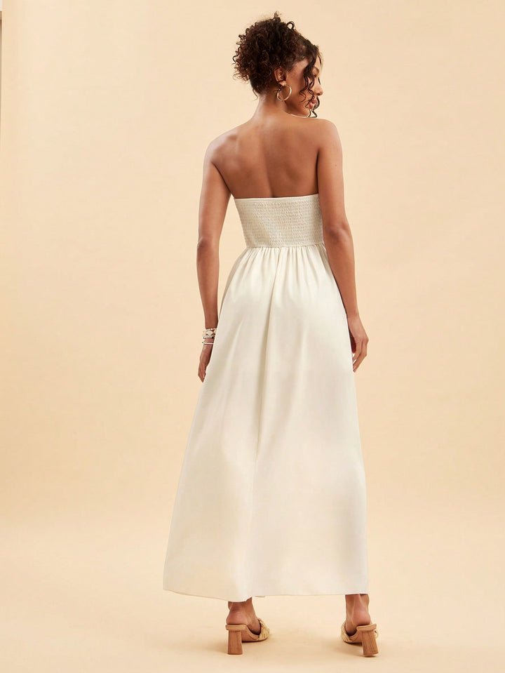 Rochie maxi SHEIN, portocaliu