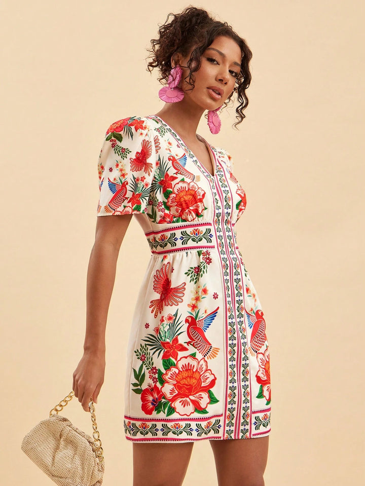 Rochie mini SHEIN, mix culori