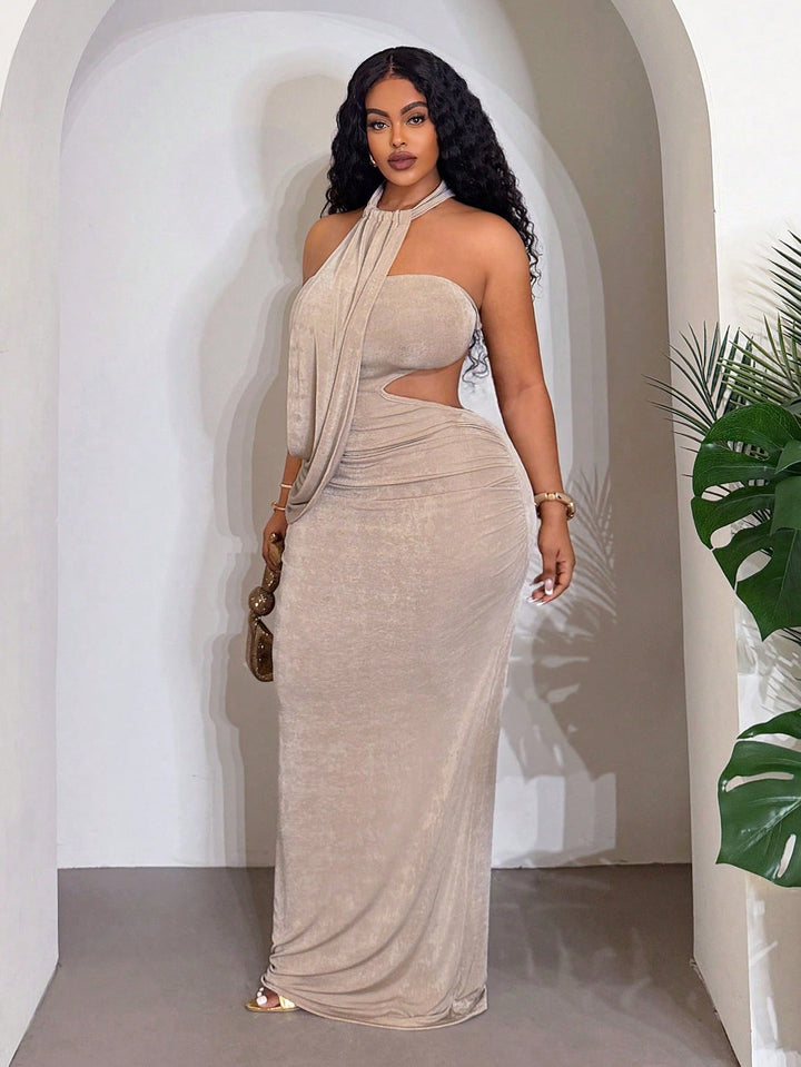 Rochie SHEIN, kaki