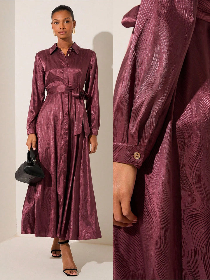 Rochie maxi SHEIN, vișiniu