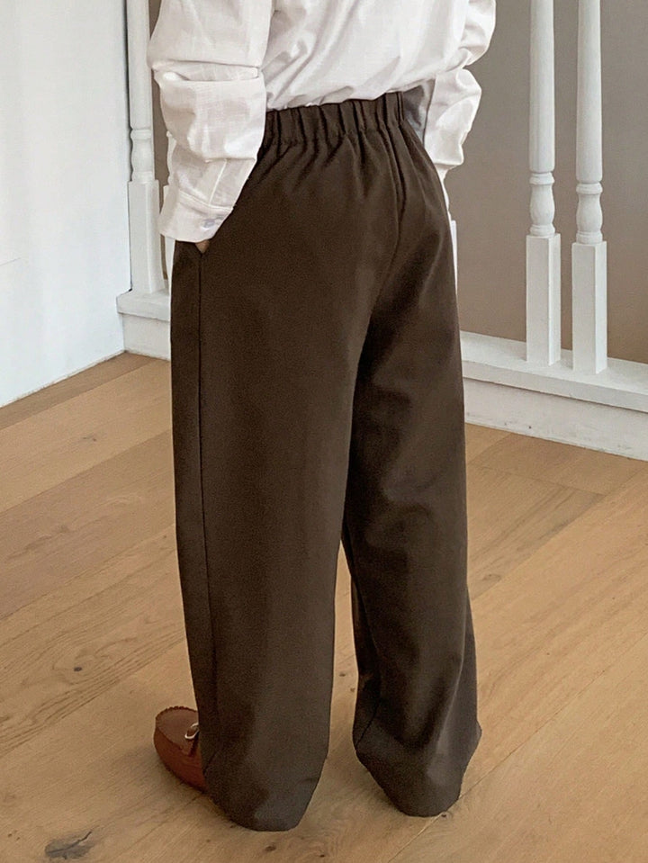 Pantaloni SHEIN, maro