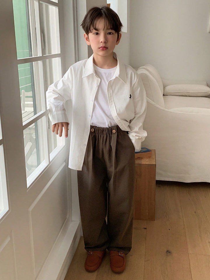 Pantaloni SHEIN, maro