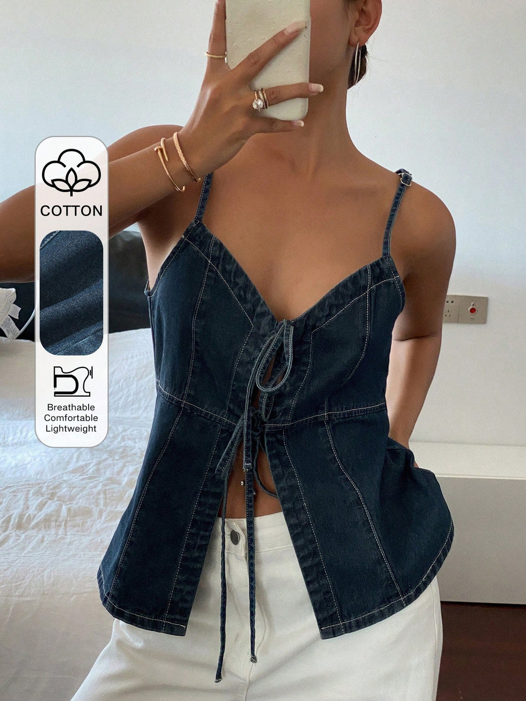 Top SHEIN, albastru