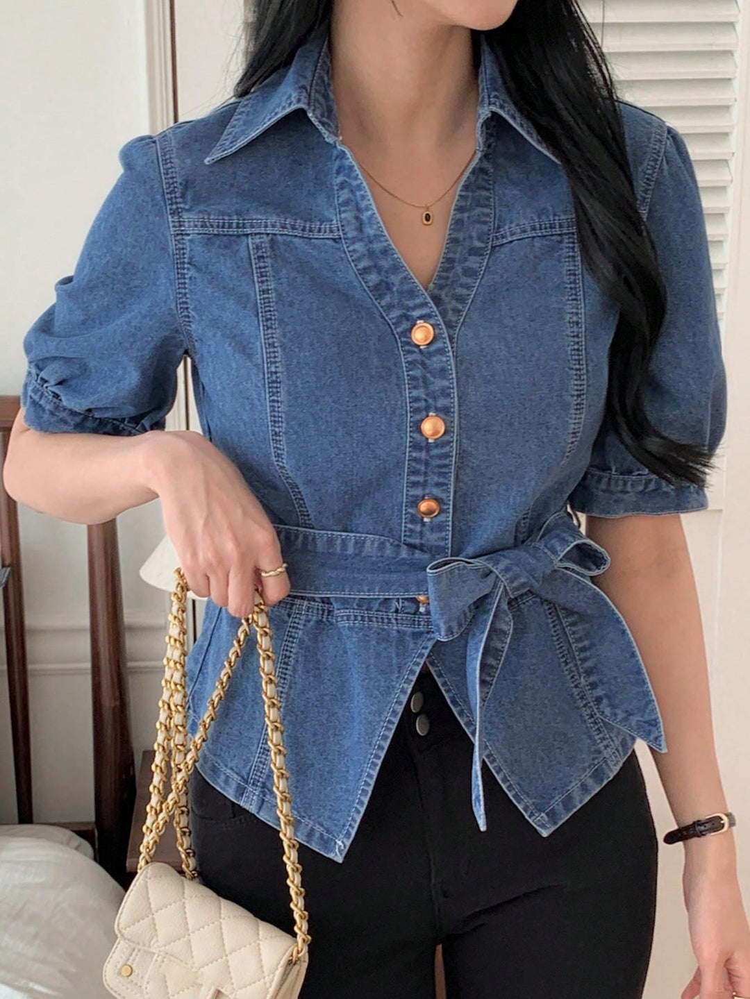Top SHEIN, albastru