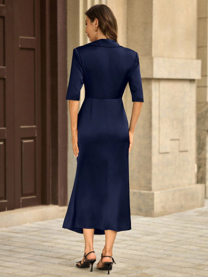 Rochie midi SHEIN, albastru