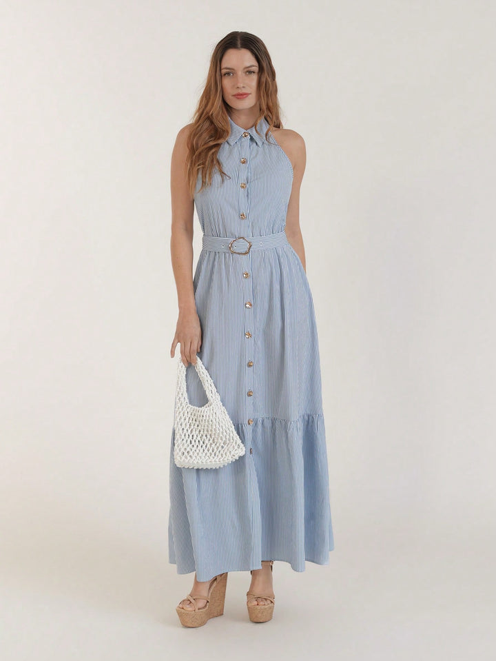 Rochie maxi SHEIN, albastru
