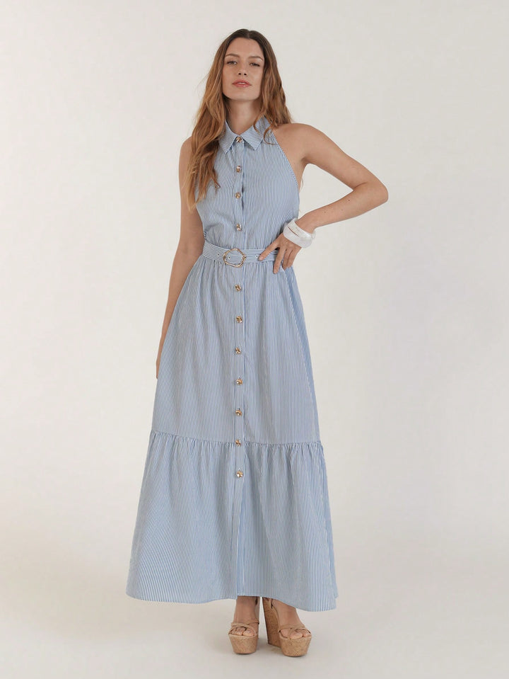 Rochie maxi SHEIN, albastru