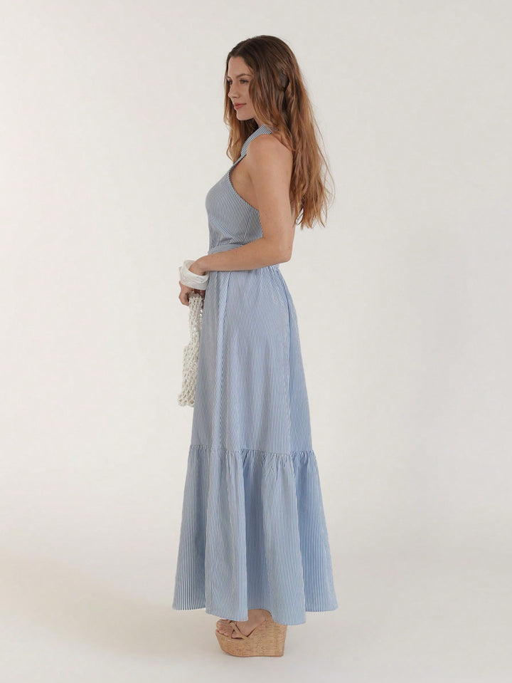 Rochie maxi SHEIN, albastru