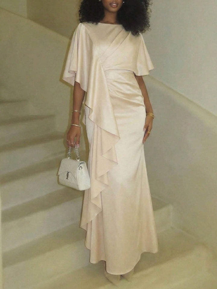 Rochie maxi SHEIN, bej