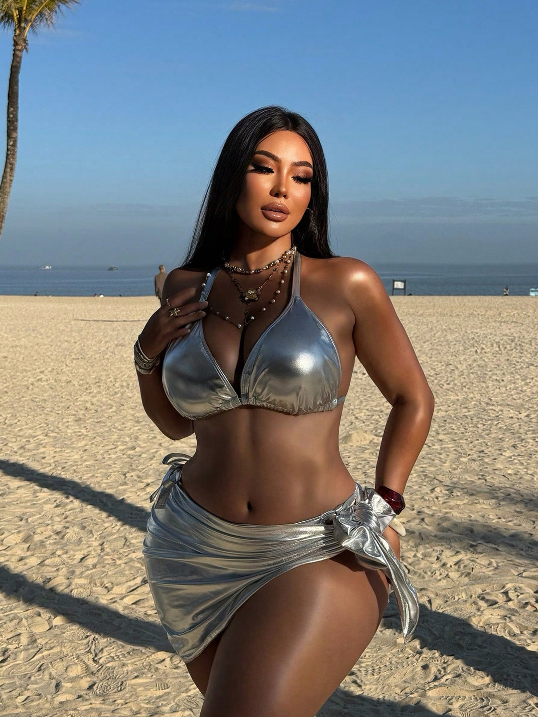 SHEIN mix színű bikini szett