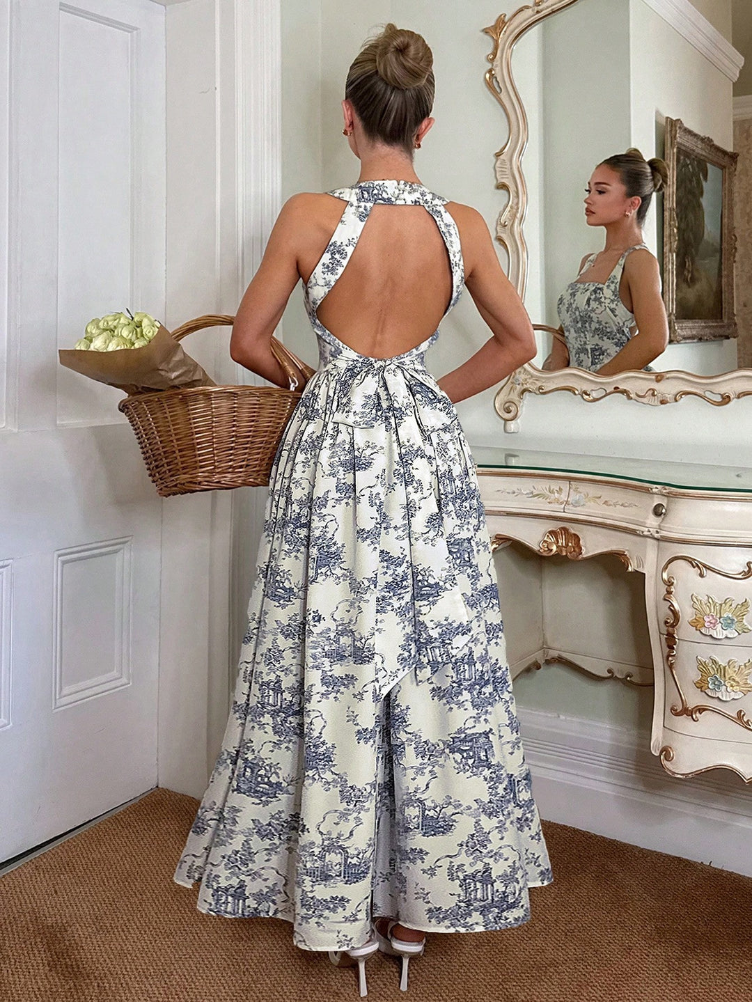 Rochie maxi SHEIN, mix culori