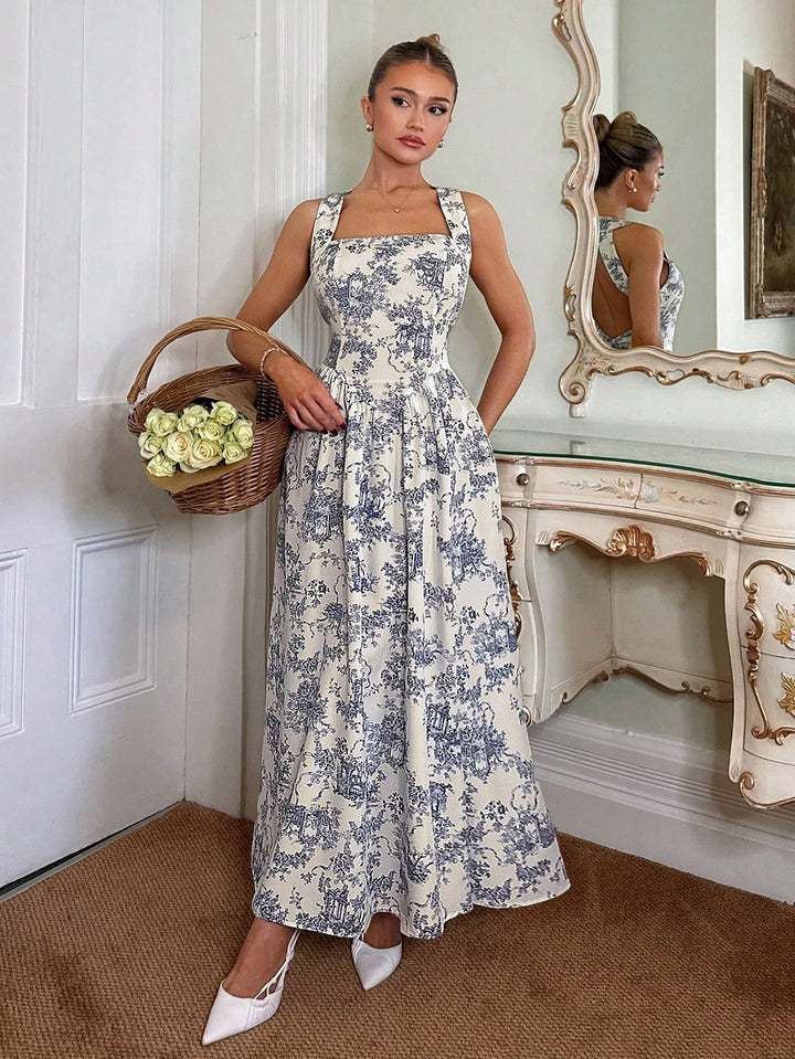 Rochie maxi SHEIN, mix culori