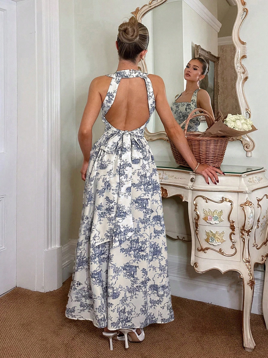 Rochie maxi SHEIN, mix culori