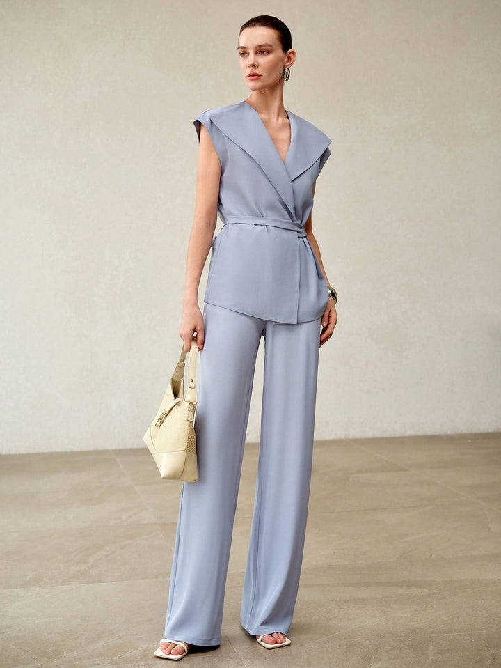 Pantalon SHEIN, albastru