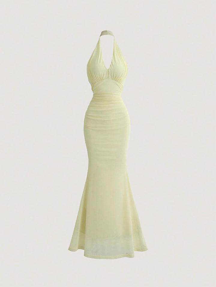SHEIN Maxi ruha, ekrü