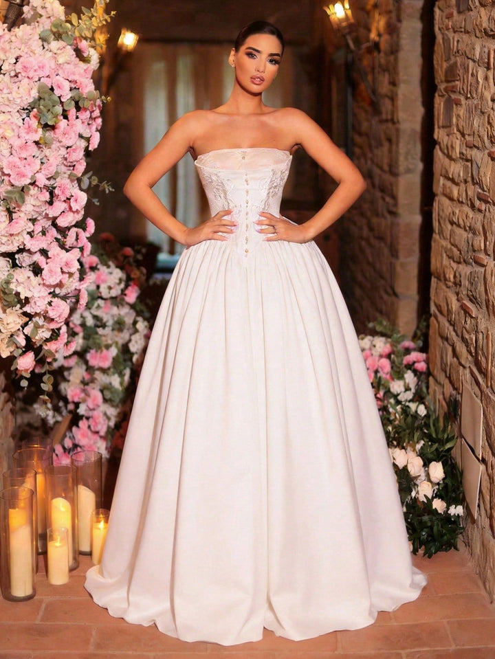 Rochie de mireasă SHEIN, alb