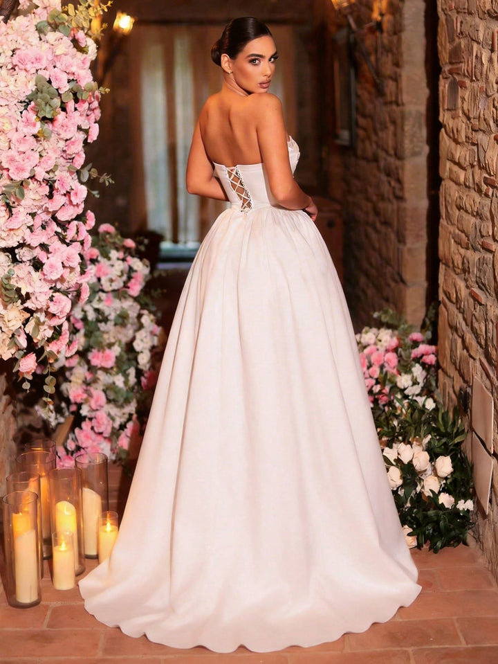 Rochie de mireasă SHEIN, alb