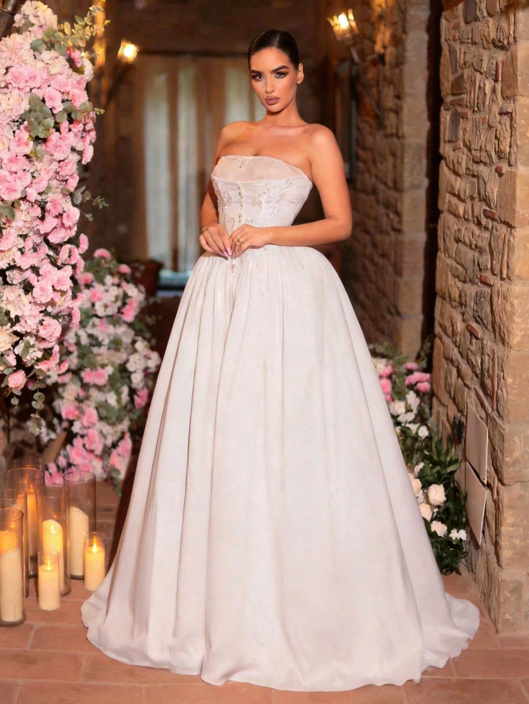 Rochie de mireasă SHEIN, alb