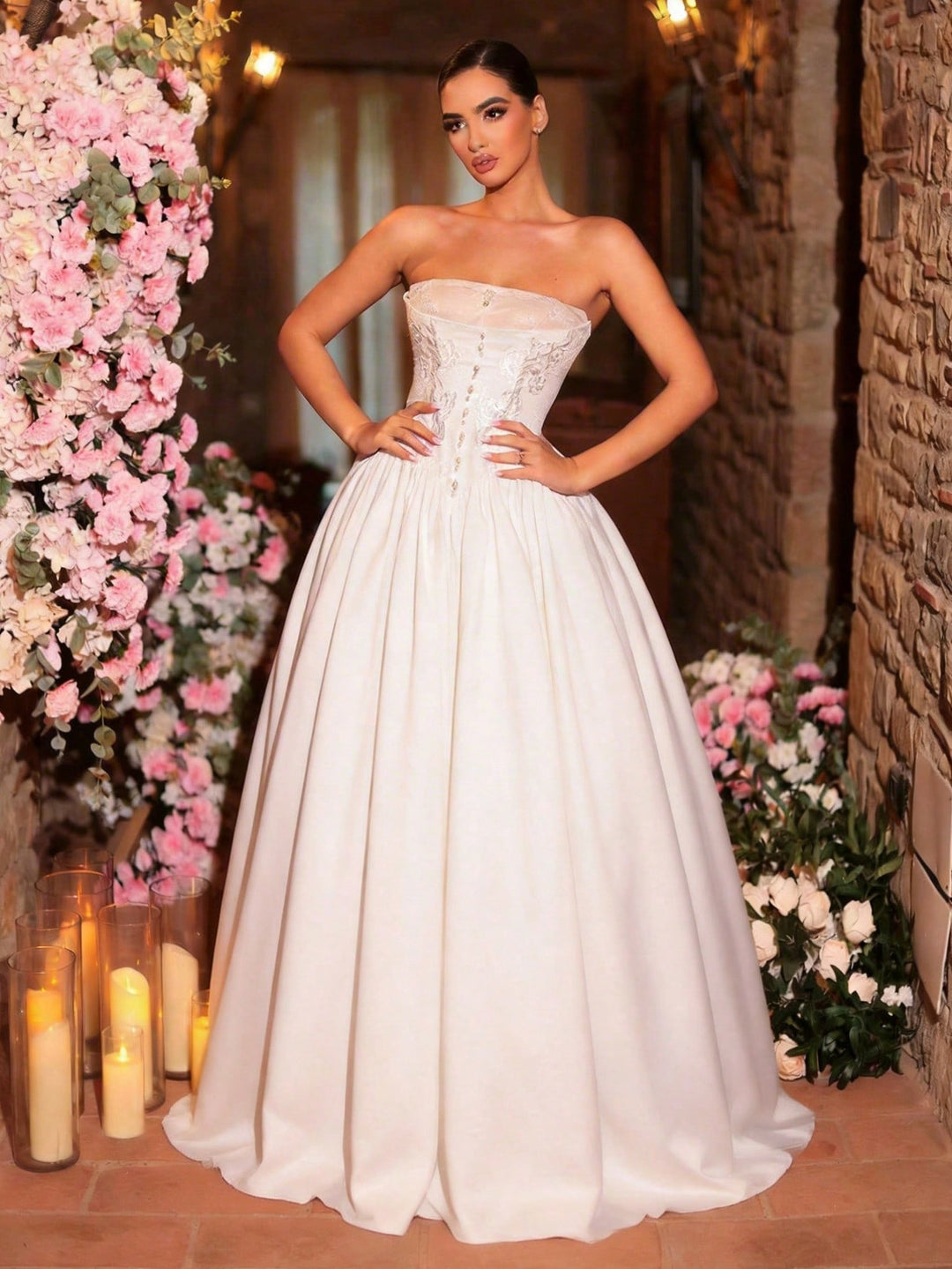 Rochie de mireasă SHEIN, alb